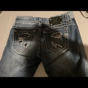 Miss Me jeans with strategic cut outs